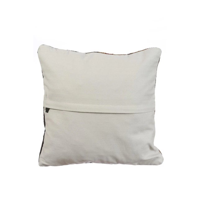 Mid-Century Modern Decorative Kilim Pillow Cover For Sale - Image 3 of 4