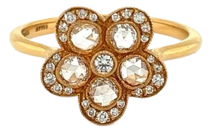 Tiffany & Co. Enchant Diamonds 18k Rose Gold Ring, Size 8