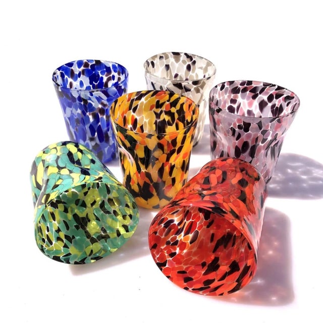 Murano Glass Goblets from YourMurano, Set of 6 For Sale - Image 12 of 12