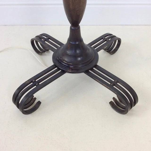 Art Deco French Floor Lamp, 1940s For Sale - Image 9 of 14