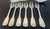 Christofle Silver Plated Vendome Pattern Flatware Dessert Set of 8 For Sale - Image 12 of 15