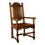 Folk Art Antique Welsh Carved Oak Eisteddfod Bardic Chair Newmarket Trelawnyd Wales 1901 For Sale - Image 3 of 17