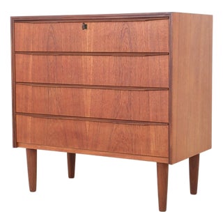 Mid-Century Danish Teak Chest of Drawers, 1960s For Sale