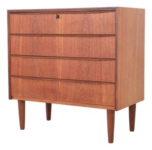 Mid-Century Danish Teak Chest of Drawers, 1960s
