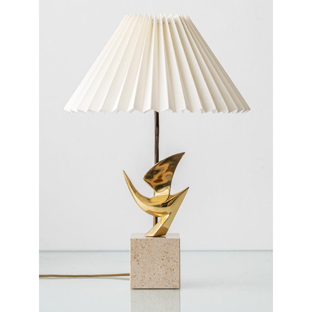 Brass Bird Table Lamp by Philippe Jean, 1980 For Sale - Image 14 of 14