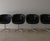 Black Set of Four La Fonda Chairs by Eames, Fiberglass, Usa, 1960s For Sale - Image 8 of 10