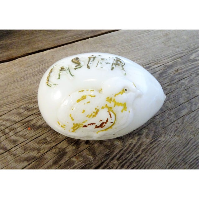Antique Milk Glass Easter Egg 1900s Chairish