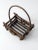 Vintage Twig Basket With Heart Wreath For Sale - Image 9 of 11