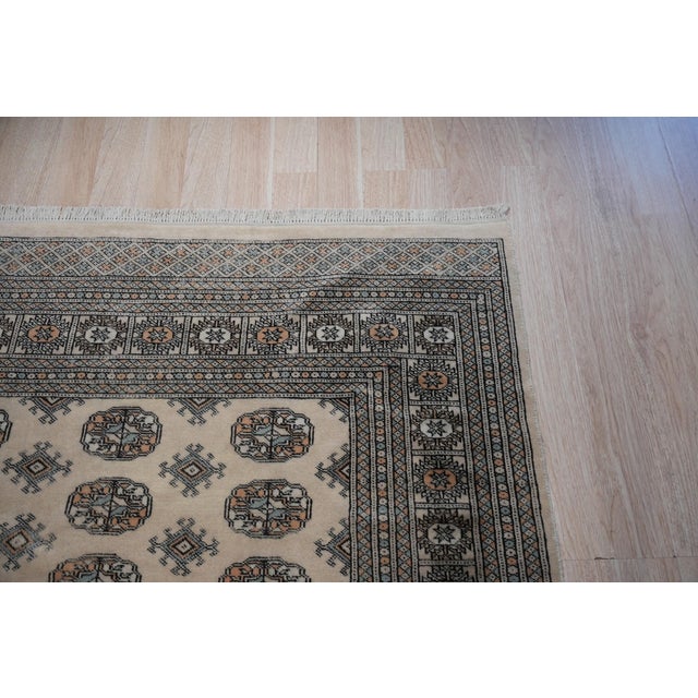 Textile 6x9 Rustic Nina Beige Geometric Modern Nan Carpet Rug For Sale - Image 7 of 7
