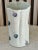 Ceramic 1990s Tall Folk Art Berry Scalloped Pottery Vase, Signed For Sale - Image 7 of 10