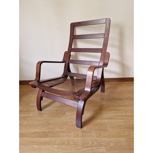 Vintage Scandinavian Lounge Chairs from Meblo, Yugoslavia, 1970s, Set of 2 For Sale - Image 3 of 18