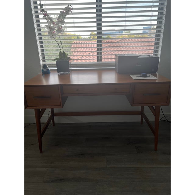 West Elm Mid-Century Modern Desk For Sale In Phoenix - Image 6 of 7