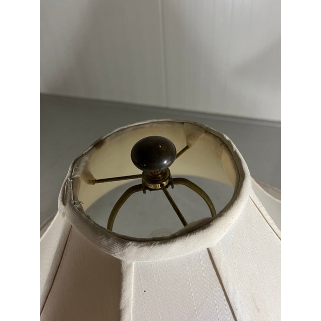 Large Crystal and Brass Table Lamps, 1960s, Set of 2 For Sale - Image 10 of 18