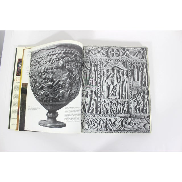 Textile 1972 Art & Architecture of Christianity Art Book Linen Hardcover For Sale - Image 7 of 11