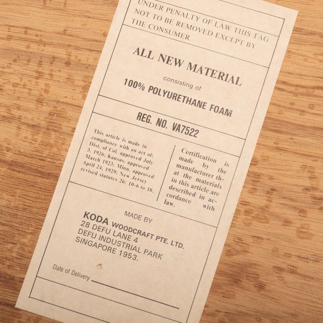 1980s Koda Woodcraft Danish Modern Teak Slat Back Side Dining Chairs - A Pair For Sale - Image 12 of 12