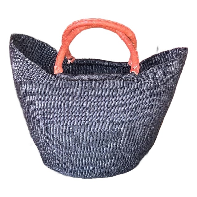 U-Shopper Black Bolga Market Baskets – Perfect All Occasional Gift For Sale