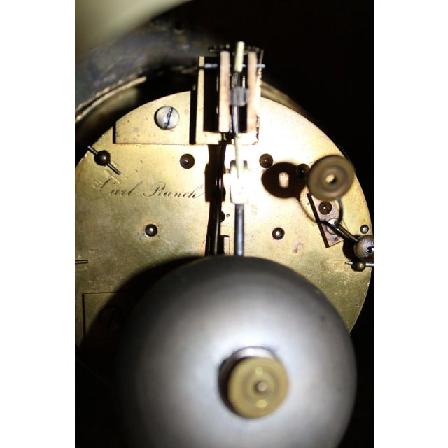 Mantel Clock in Gilded Bronze from Carl Ranch For Sale - Image 12 of 13