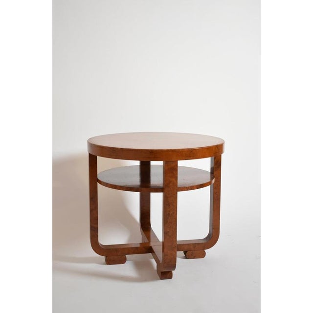 1920s Art Deco Pedestal Table in the style of Jacques Adnet, 1920s For Sale - Image 5 of 5