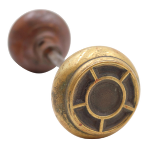 Pair of 1910s Gothic Lockwood Passage Door Knobs