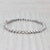 2010s 0.80ctw Diamond Tennis Bracelet 10k White Gold 6.75" 3mm For Sale - Image 5 of 8