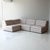 c. 1980s. USA. Price is for the set. Contact us if you’d like to purchase a single item. Reupholstered and refoamed...