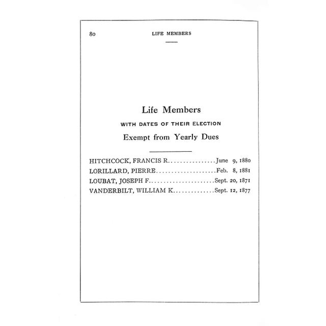 [104] pp. The Knickerbocker Press (G.P. Putnam's Sons) 1916 6 7/8" x 4 3/4 w/ moire silk endpapers The Union Club of the...