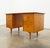 Wood Vintage Attributed Paul McCobb MCM Double Pedestal Desk For Sale - Image 7 of 16