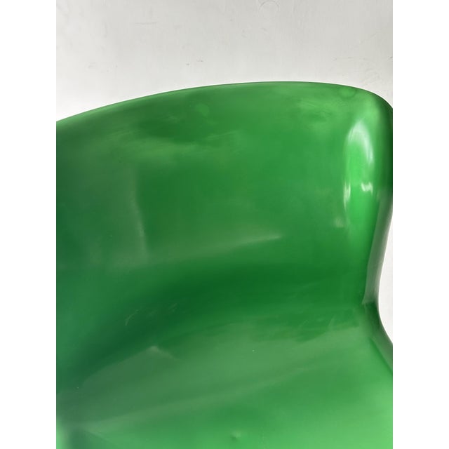 Green Space Age 4875 Chairs by Carlo Bartoli for Kartell, Italy, 1970, Set of 4 For Sale - Image 8 of 9