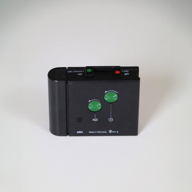 Plastic Alarm Clock Ab 313 Sl by Dietrich Lubs and Dieter Rams for Braun For Sale - Image 7 of 7