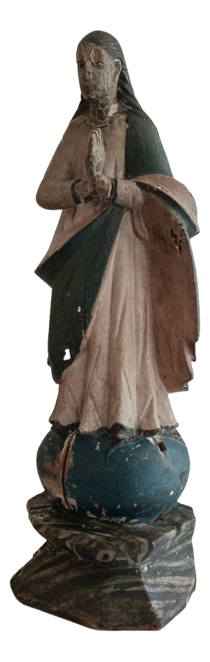 Unknown, Cedar Holy Statue Depicting Our Lady of the Conception ± 1750, 1785., 1800s, Cedar