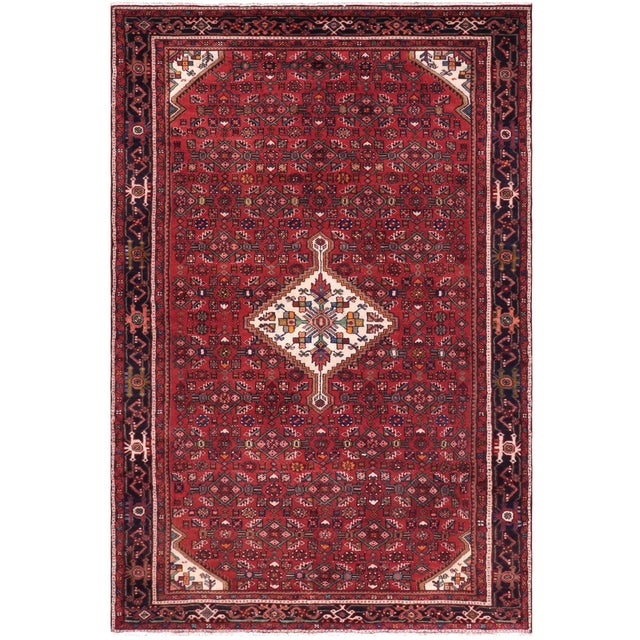 Antique Tabriz Red/Blue Wool Rug - 5'10'' X 10'3'' For Sale - Image 10 of 10