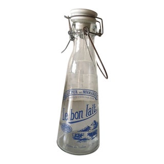 Le Bon Lait French Milk Bottle For Sale
