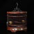 Wood Vintage Chinese Hardwood Inlaid Cricket Cage With Bronze Hook and Feeder For Sale - Image 7 of 9