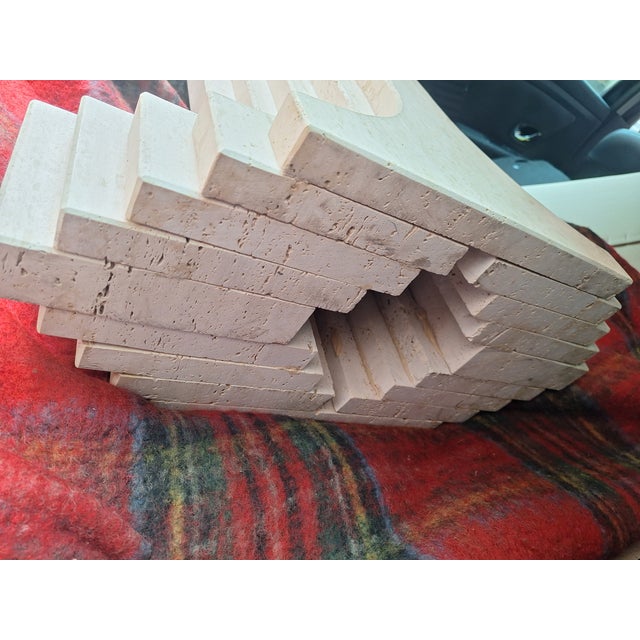 Travertine Argo Dining Table by Carlo Scarpa for Gavina, 1970s For Sale - Image 14 of 18