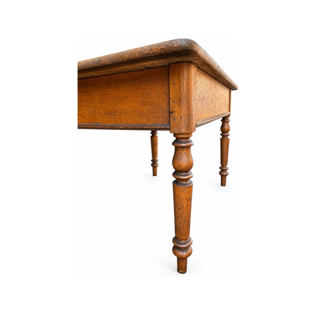 Antique 19th Century Country Farm Table For Sale In New York - Image 6 of 7