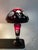 This is an Antique Bohemian style Ruby cut- to -clear mushroom table lamp. Crafted in the traditional Bohemian style, this...