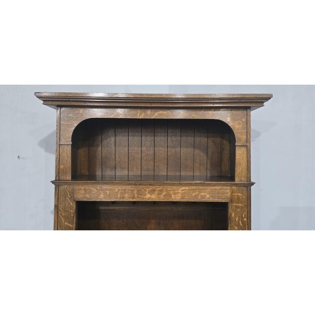 Wood Oak Hanging Hall Robe, 1900s For Sale - Image 7 of 11