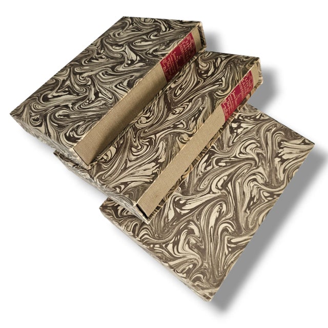 Mid-Century Modern Book Set the Life of Samuel Johnson by Boswell 3 Volume Set W/ Case For Sale - Image 3 of 12