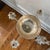 A stunning pair of large-scale Rococo-style silver-plated candelabras, each featuring five scrolling candle arms with...