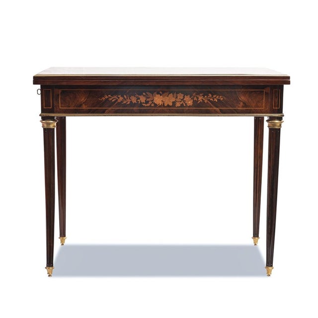 Foldable Gaming Table in Walnut, France, 1860 For Sale - Image 17 of 17