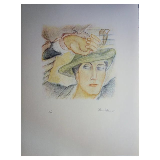 Pierre Klossowski, Roberte’s Head, Original Lithograph For Sale