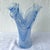 Italian Hand-Blown Art Glass Vase Made in the Murano Tradition For Sale In West Palm - Image 6 of 7