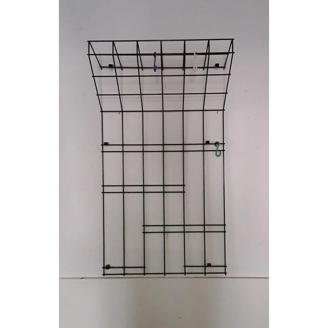 1970s Vintage Black Iron Wire Wardrobe, 1970s For Sale - Image 5 of 5