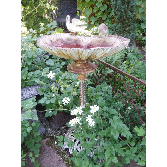 Cast Iron Birdbath, 1990s For Sale - Image 3 of 17
