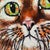 Irene Van Genderen-Van De Wilt, Orange Cat Painting, 2000s, Canvas and Beech For Sale - Image 10 of 17