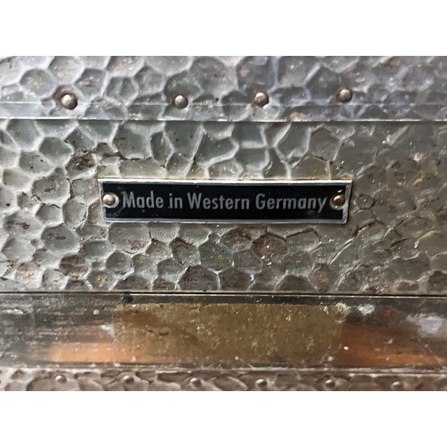 High quality example of mid century camera suitcase. Made in Western Germany. Large size: measures 24 x 16.5 x 10”. Lined...