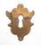Traditional Pair of Vintage Brass Flourish Keyhole Covers For Sale - Image 3 of 4