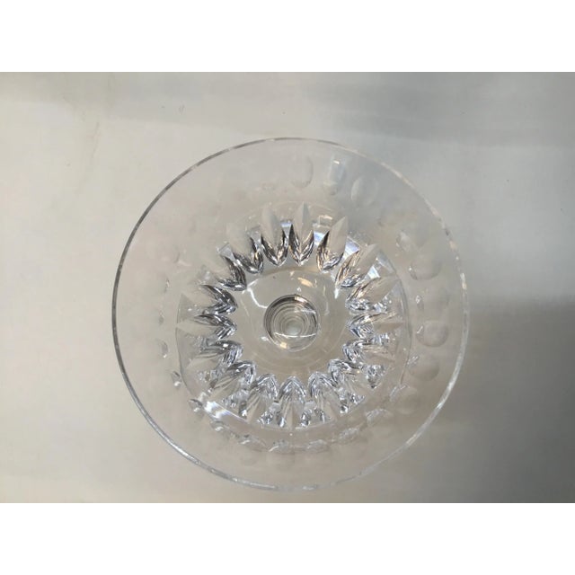 1950s St. George Pattern by Howkes Cut Crystal Champagne -Set Of 8 For Sale - Image 4 of 9