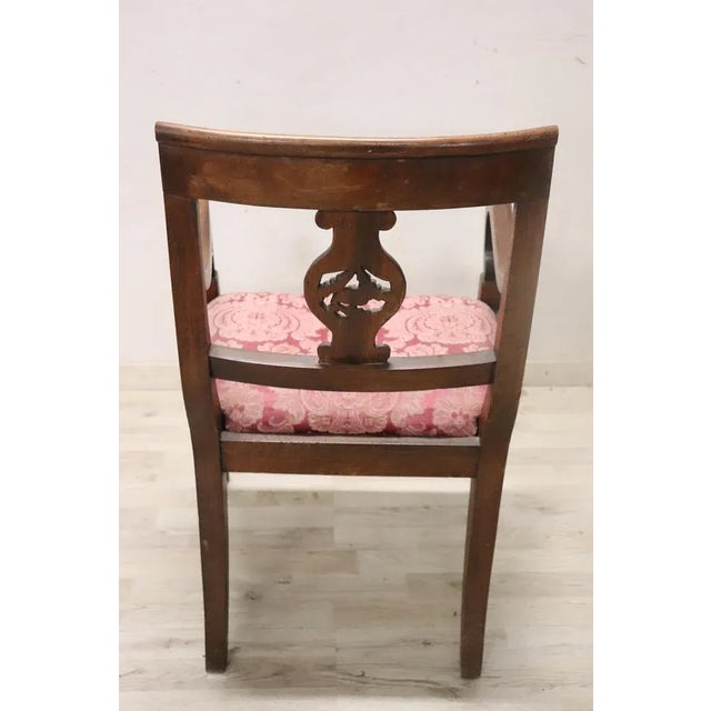 Wood Armchair in Walnut, Late 18th Century For Sale - Image 7 of 9