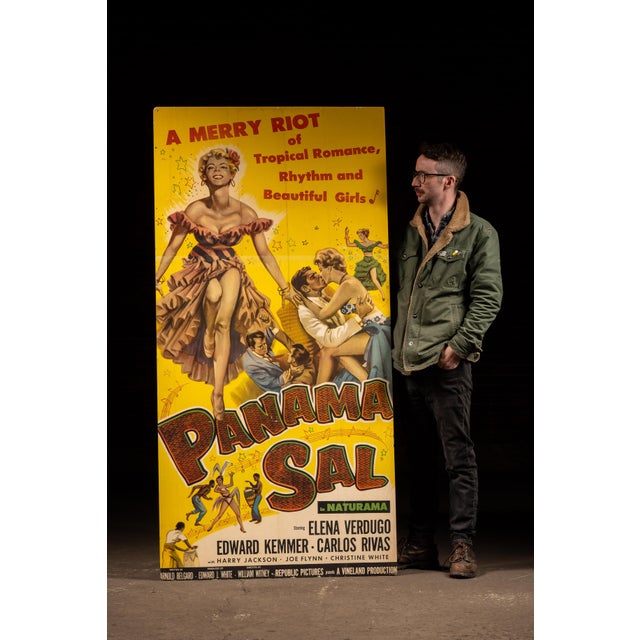 c. 1950s; Republic Pictures - Hollywood, CA Large-format theatrical billboard poster advertising the 1957 musical romance...